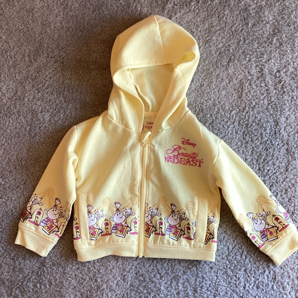 Disney Beauty and the Beast Yellow Kids Sweatshirt
